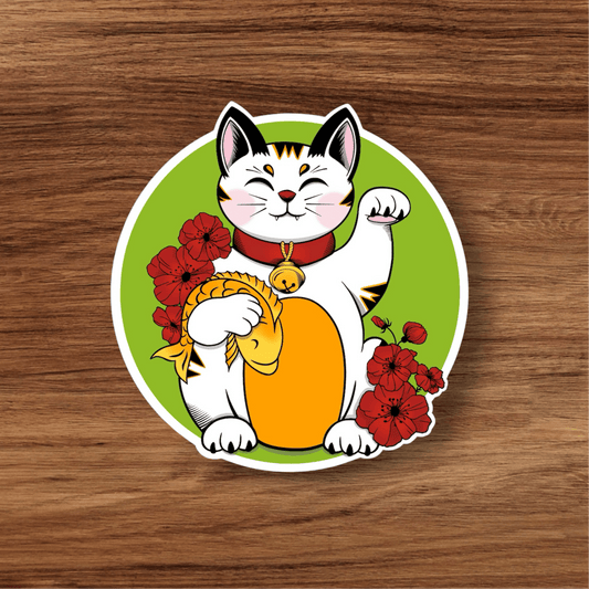 Lucky Cat Sticker