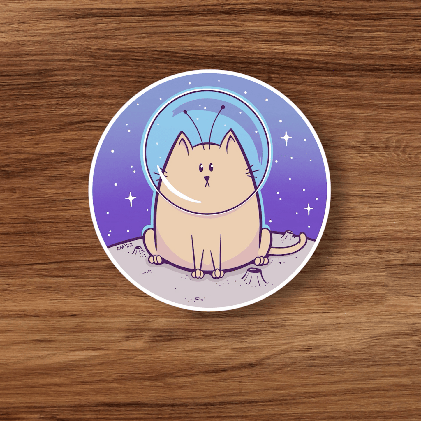 Space Cat Sticker