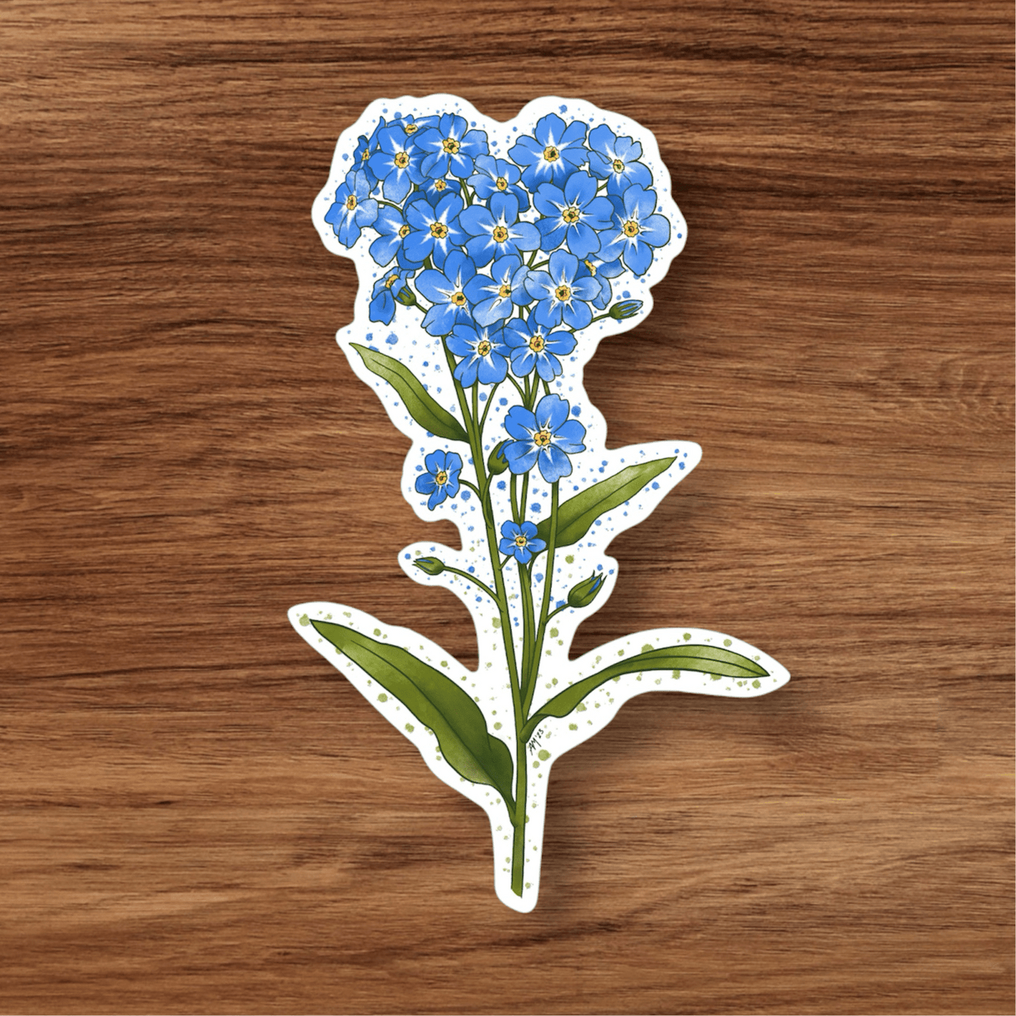 Forget-Me-Not Sticker