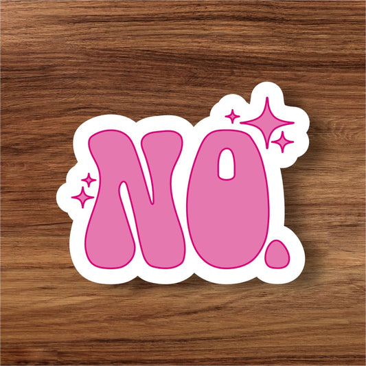 No. Sticker