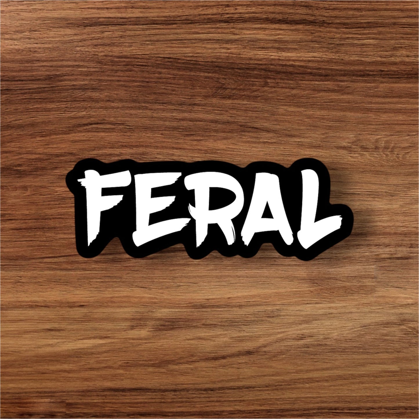 Feral Sticker